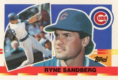 1990 Topps Big #75 Ryne Sandberg Front