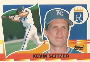 1990 Topps Big #76 Kevin Seitzer Front