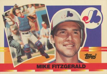 1990 Topps Big #84 Mike Fitzgerald Front