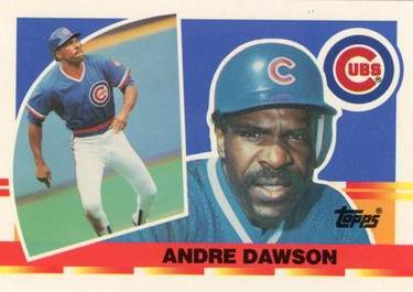 1990 Topps Big #91 Andre Dawson Front