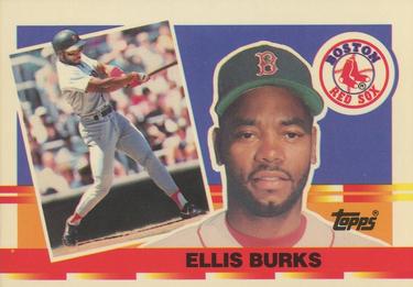 1990 Topps Big #107 Ellis Burks Front