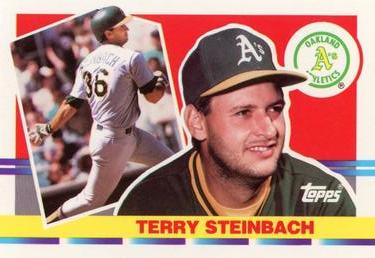 1990 Topps Big #118 Terry Steinbach Front