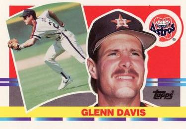 1990 Topps Big #122 Glenn Davis Front