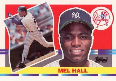 1990 Topps Big #123 Mel Hall Front