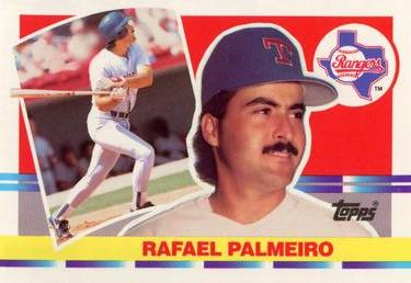 1990 Topps Big #127 Rafael Palmeiro Front