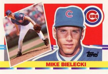 1990 Topps Big #129 Mike Bielecki Front