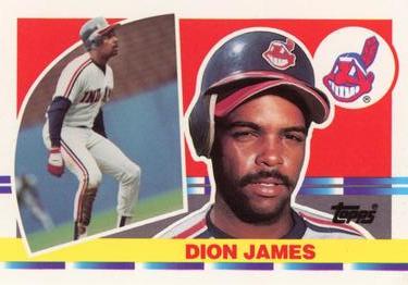 1990 Topps Big #132 Dion James Front