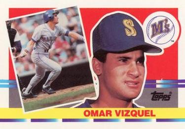 1990 Topps Big #140 Omar Vizquel Front