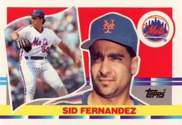 1990 Topps Big #155 Sid Fernandez Front