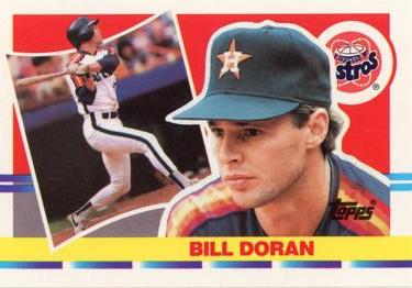 Bill Doran Signed 1990 Upper Deck Baseball Card - Houston Astros