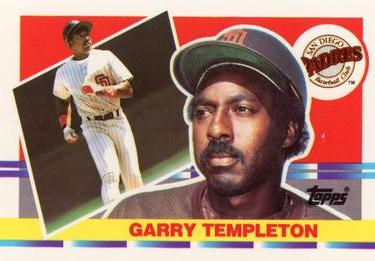 1990 Topps Big #177 Garry Templeton Front