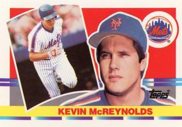 1990 Topps Big #194 Kevin McReynolds Front