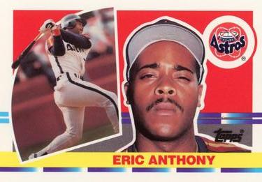 1990 Topps Big #197 Eric Anthony Front