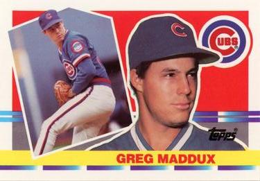 1990 Topps Big #204 Greg Maddux Front
