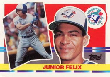 1990 Topps Big #210 Junior Felix Front