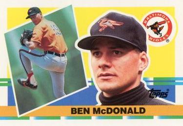 1990 Topps Big #228 Ben McDonald Front