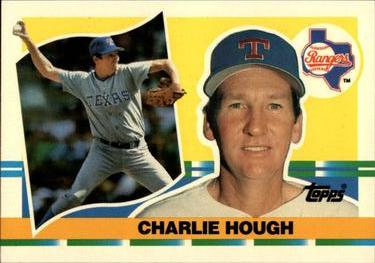 1990 Topps Big #242 Charlie Hough Front
