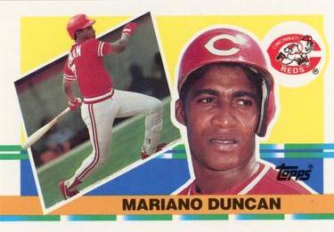 1990 Topps Big #243 Mariano Duncan Front
