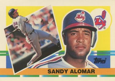 1990 Topps Big #265 Sandy Alomar Front