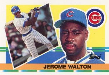 1990 Topps Big #267 Jerome Walton Front