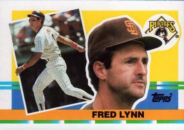 1990 Topps Big #277 Fred Lynn Front