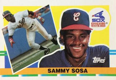 1990 Topps Big #286 Sammy Sosa Front