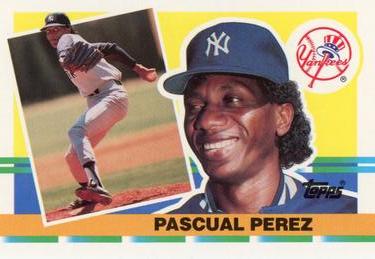 1990 Topps Big #291 Pascual Perez Front