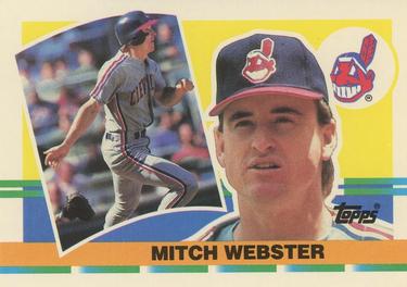 1990 Topps Big #298 Mitch Webster Front