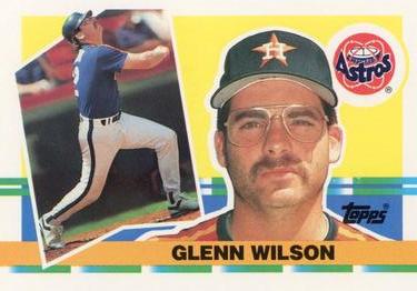 1990 Topps Big #320 Glenn Wilson Front