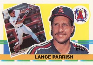 1990 Topps Big #323 Lance Parrish Front