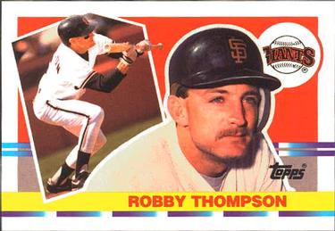 1990 Topps Big #169 Robby Thompson Front