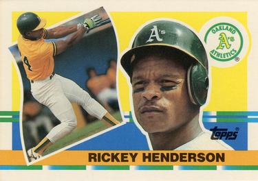 1990 Topps Big #292 Rickey Henderson Front