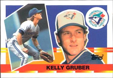 1990 Topps Big #17 Kelly Gruber Front