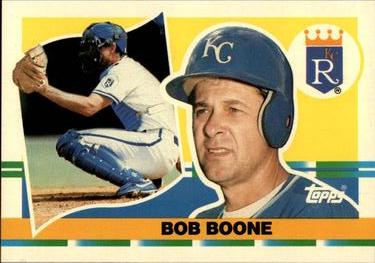 1990 Topps Big #268 Bob Boone Front