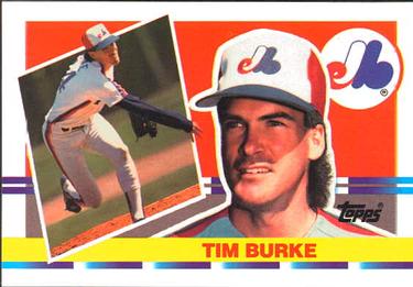 1990 Topps Big #187 Tim Burke Front