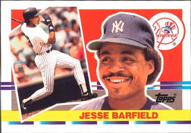 1990 Topps Big #188 Jesse Barfield Front