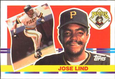 1990 Topps Big #196 Jose Lind Front
