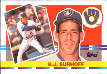 1990 Topps Big #198 B.J. Surhoff Front
