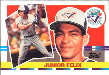 1990 Topps Big #210 Junior Felix Front