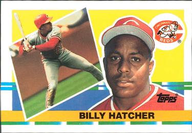 1990 Topps Big #222 Billy Hatcher Front