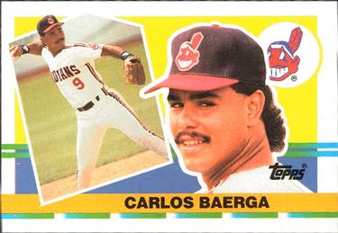 1990 Topps Big #229 Carlos Baerga Front