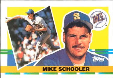 1990 Topps Big #235 Mike Schooler Front