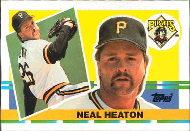 1990 Topps Big #255 Neal Heaton Front