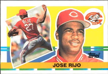 1990 Topps Big #257 Jose Rijo Front