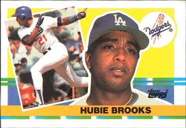 1990 Topps Big #262 Hubie Brooks Front