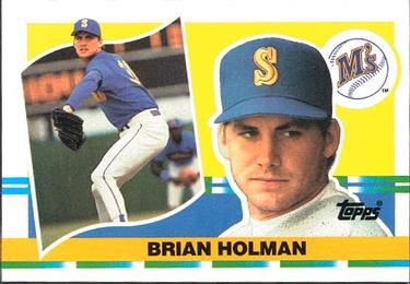 1990 Topps Big #282 Brian Holman Front