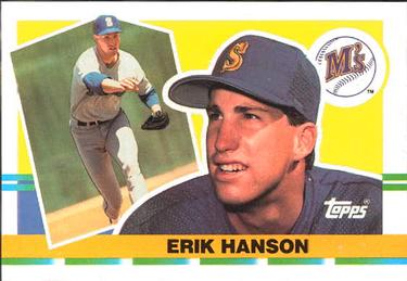 1990 Topps Big #289 Erik Hanson Front