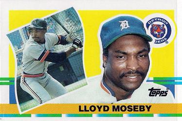 1990 Topps Big #305 Lloyd Moseby Front