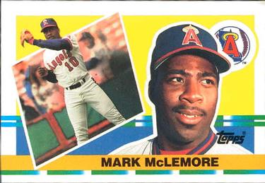1990 Topps Big #310 Mark McLemore Front