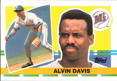 1990 Topps Big #315 Alvin Davis Front